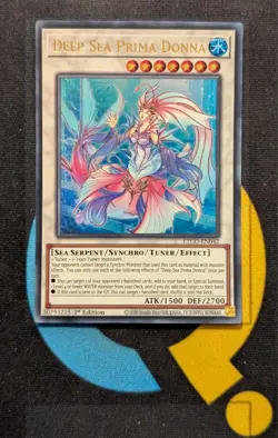 ETCO-EN042 Deep Sea Prima Donna Ultra Rare 1st Edition YuGiOh Card - Image 1