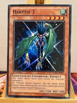 Harpyie 3 LCJW-DE092 Super Rare Deutsch EX YUGIOH - Image 1