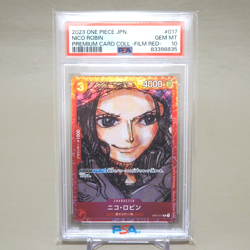 One Piece Card PSA10 Nico Robin OP01-017 R FILM RED Promo 2023 Japanese PS315 - Image 1