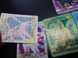 Pokemon Card Marumiya Holo Sticker x5 Espeon Umbreon Leafeon Glaceon etc #5565 - Image 2