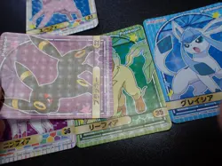 Pokemon Card Marumiya Holo Sticker x5 Espeon Umbreon Leafeon Glaceon etc #5565 - Image 3