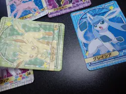 Pokemon Card Marumiya Holo Sticker x5 Espeon Umbreon Leafeon Glaceon etc #5565 - Image 5
