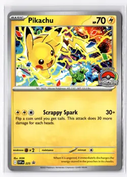 Pikachu - (World Championship 2025) Promo SV: Scarlet & Violet Promo Cards 225 N - Image 1