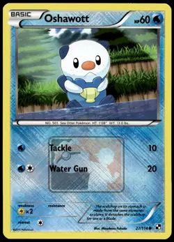 Oshawott - 27/114 (League Promo) Promo League & Championship Cards 027/114 NM - Image 1