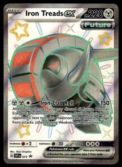 Pokemon TCG SV: Scarlet & Violet Promo Cards #073 Iron Treads ex NM - Image 1