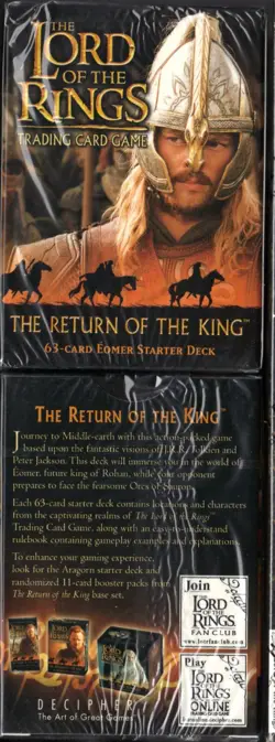 LOTR TCG The Return of the King Starter Deck Display 12 36-card Sealed Decks CCG - Image 4