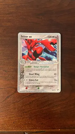 Scizor ex 108/115 Unseen Forces Holo 2005 Pokemon Card - Image 1