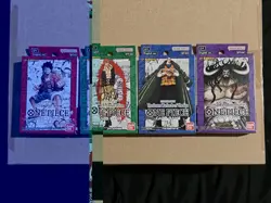 Super Pre Release Starter Decks ST01 ST02 ST03 ST04 One Piece Card Game Full Set - Image 1