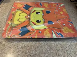Pokemon Trading Card Binder Holder 50 Page TCG 400-Slot Poncho Pikachu Charizard - Image 4
