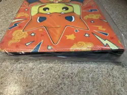 Pokemon Trading Card Binder Holder 50 Page TCG 400-Slot Poncho Pikachu Charizard - Image 5