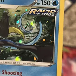 Pokemon- Inteleon SWSH279- Black Star Promo Holo Card- Crown Zenith *SICK SWIRL* - Image 4
