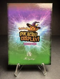 Pikachu Cosplay - Pokemon- Warcraft Pink Foil Card - Image 2