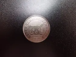 Pokemon Card Meiji Promo Battle Coin Silver Shining Pikachu #5979 PLAY - Image 1