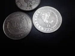 Pokemon Card Meiji Promo Battle Coin Silver Moltres x3 SET #5981 PLAY - Image 5
