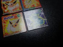 Pokemon Bros GB Pocket Mini Card x4 Jolteon Flareon Vaporeon Eevee #5887VG/LP/PL - Image 4