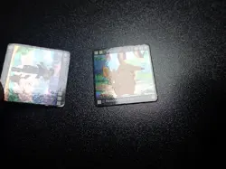 Pokemon Bros GB Pocket Mini Card Prism Holo x2 Ash Pikachu #5885 EX/PL - Image 5
