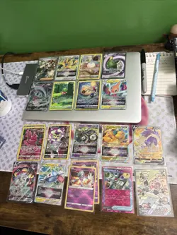 Pokemon card lot of 77 cards.Random,(see pics) the cards in the pic are included - Image 3