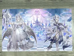 WVICM Playmat Labrynth of the Silver Castle TCG Trading Card Game Mat Free Bag - Image 1