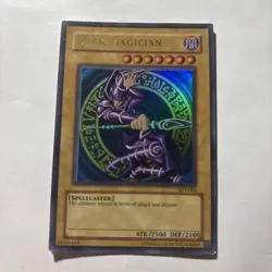Yu-Gi-Oh! Dark Magician SDY-006 - Moderate Play - Iconic Starter Deck Yugi Card - Image 1