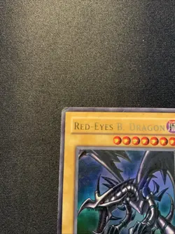 Red Eyes Black Dragon Card SDJ-001 Holo Yugioh TCG Starter Deck Joey MP - Image 2