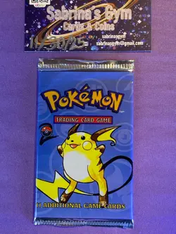 Raichu Base Set 2 Pokemon Card Booster Pack (New Sealed) - Image 1