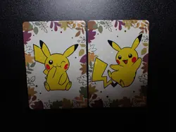 Pokemon Card Pronto Promo Holo Prism Shining Pikachu x2 SET #5957 EX - Image 1