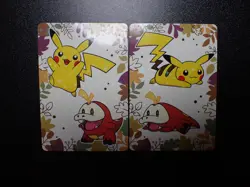 Pokemon Card Pronto Promo 2 SET Holo Prism Shining Pikachu Fuecoco #5965 EX - Image 1