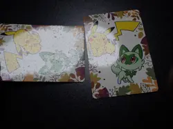Pokemon Card Pronto Promo 2 SET Holo Pikachu Sprigatito #5971 EX - Image 4