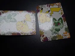 Pokemon Card Pronto Promo 2 SET Holo Pikachu Sprigatito #5971 EX - Image 5