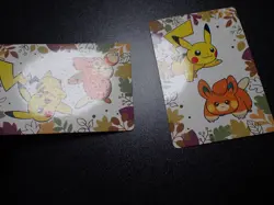 Pokemon Card Pronto Promo 2 SET Holo Prism Pikachu & Pawmi #5974 EX - Image 2