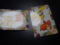Pokemon Card Pronto Promo 2 SET Holo Prism Pikachu & Pawmi #5974 EX - Image 4