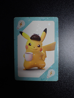 Pokemon Pronto Promo Thank you Card Holo Prism Detective Pikachu #5940 EX - Image 1