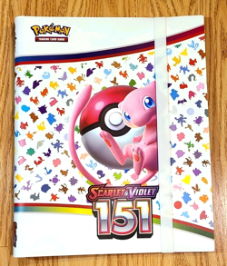 New/Mint Pokemon Card Game Scarlet & Violet 151 MEW BINDER ONLY 20 Page Book_2 - Image 1
