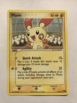 Plusle - 13/17 - Common Pokemon POP Series 1 Promo Card - Image 1
