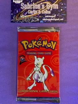 Mewtwo Base Set 2 Pokemon Card Booster Pack (New Sealed) - Image 1