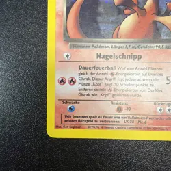 German Pokemon Card Dark Charizard (Dunkles Glurak) Team Rocket Holo 4/82 MP JY - Image 5