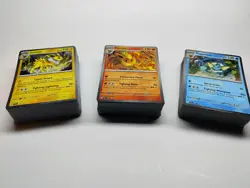 Prismatic Evolutions Promo Card Lot Jolteon, Flareon, Vaporeon 70 Cards Each - Image 2