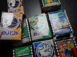 Pokemon Bros GB Pocket Mini Card Empty Box x9 Mew Blastoise etc #5904 Damaged - Image 3