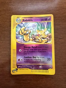 Pokemon Kadabra Reverse Holo 84/165 Expedition Base Set Card - Image 1