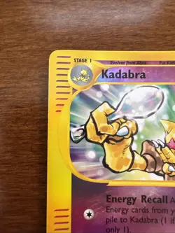 Pokemon Kadabra Reverse Holo 84/165 Expedition Base Set Card - Image 2
