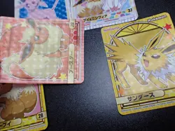 Pokemon Card Marumiya Holo Sticker x5 Espeon Eevee Flareon Jolteon etc #5566 - Image 5