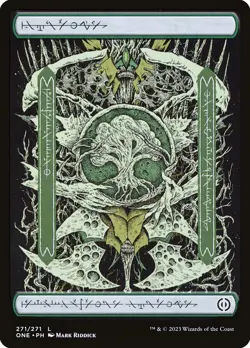 Magic the Gathering (mtg): ONE: Forest (271) - Full Art - Showcase - Image 1