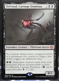 Drivnod, Carnage Dominus #90 Phyrexia: All Will Be One Regular Mythic - Image 1