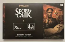 MTG Secret Lair x: The Office Dwight's Destiny Traditional Foil Edition SEALED - Image 1