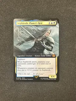 MTG Final Fantasy English Sephiroth, Planet's Heir Extended Art 0505 Non-Foil - Image 1