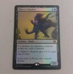 Misery's Shadow - Brothers War Foil MTG NM - Image 1