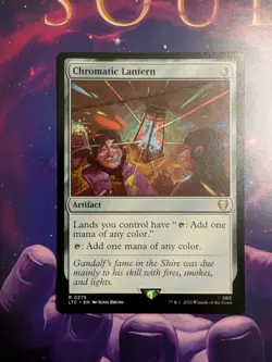 MTG Chromatic Lantern Commander: the Lord of the Rings: Tales of Middle-Earth NM - Image 1
