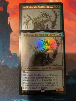 MTG Double Masters 2022 Skullbriar the Walking Grave Foil x 2, One Etched - Image 1