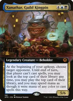 Xanathar, Guild Kingpin (NM) #391 Extended Art Forgotten Realms AFR Magic MTG - Image 1