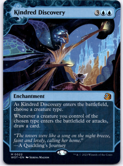 Kindred Discovery Borderless NM MTG - Image 1